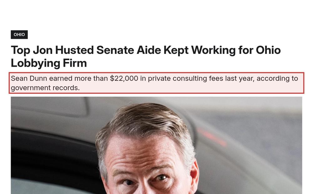 Screenshot of the source on washingtonsun.com, with the key passage boxed in red
