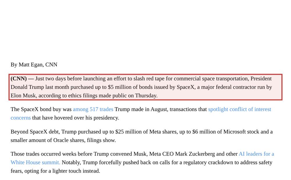 Screenshot of the source on abc17news.com, with the key passage boxed in red