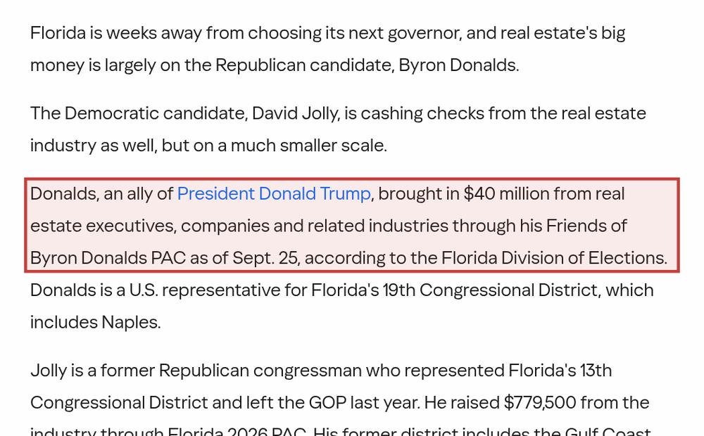 Screenshot of the source on yahoo.com, with the key passage boxed in red
