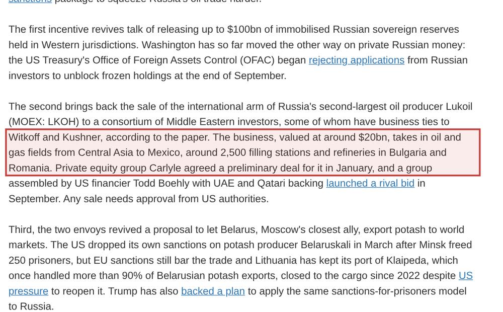 Screenshot of the source on intellinews.com, with the key passage boxed in red