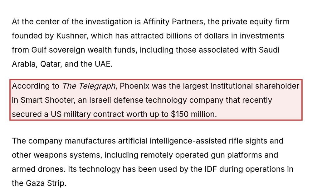 Screenshot of the source on jpost.com, with the key passage boxed in red