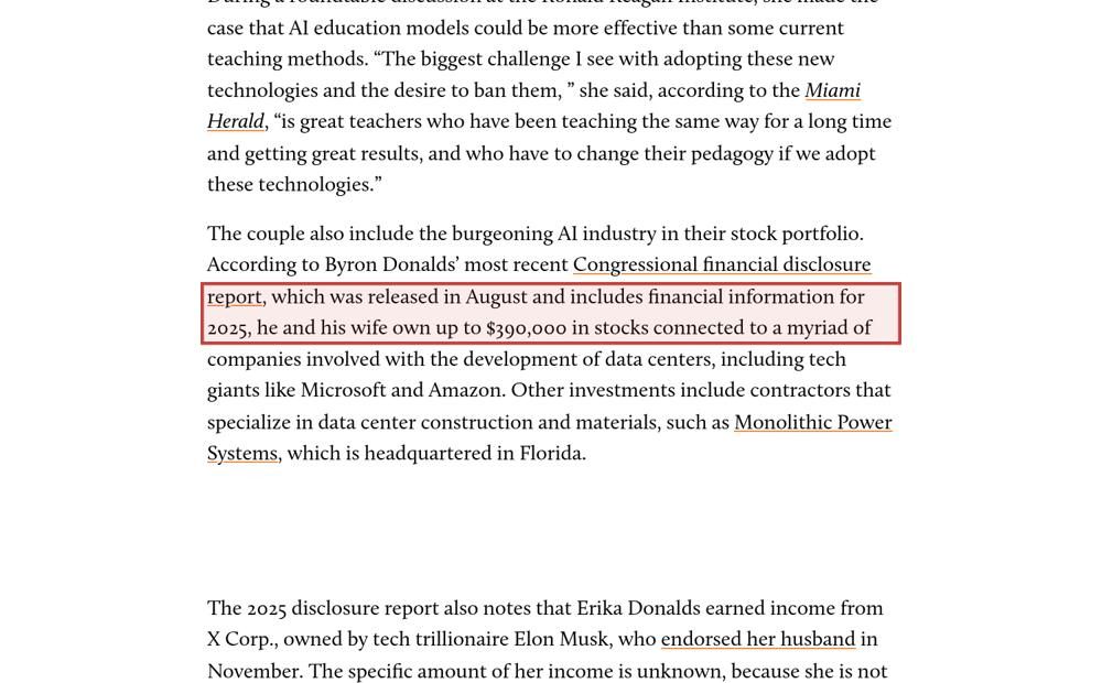 Screenshot of the source on motherjones.com, with the key passage boxed in red