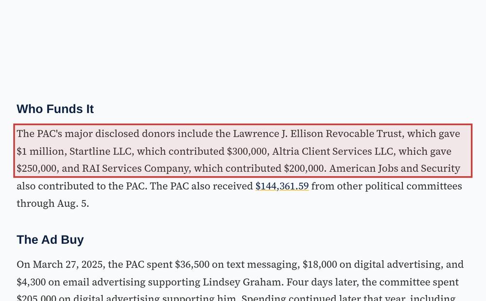 Screenshot of the source on legis1.com, with the key passage boxed in red