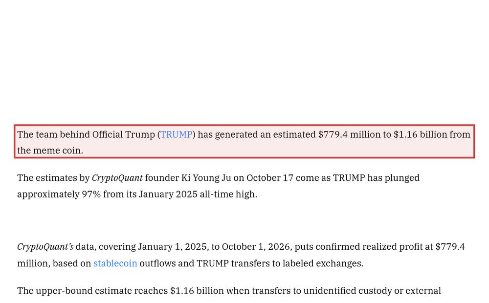 Screenshot of the source on finbold.com, with the key passage boxed in red